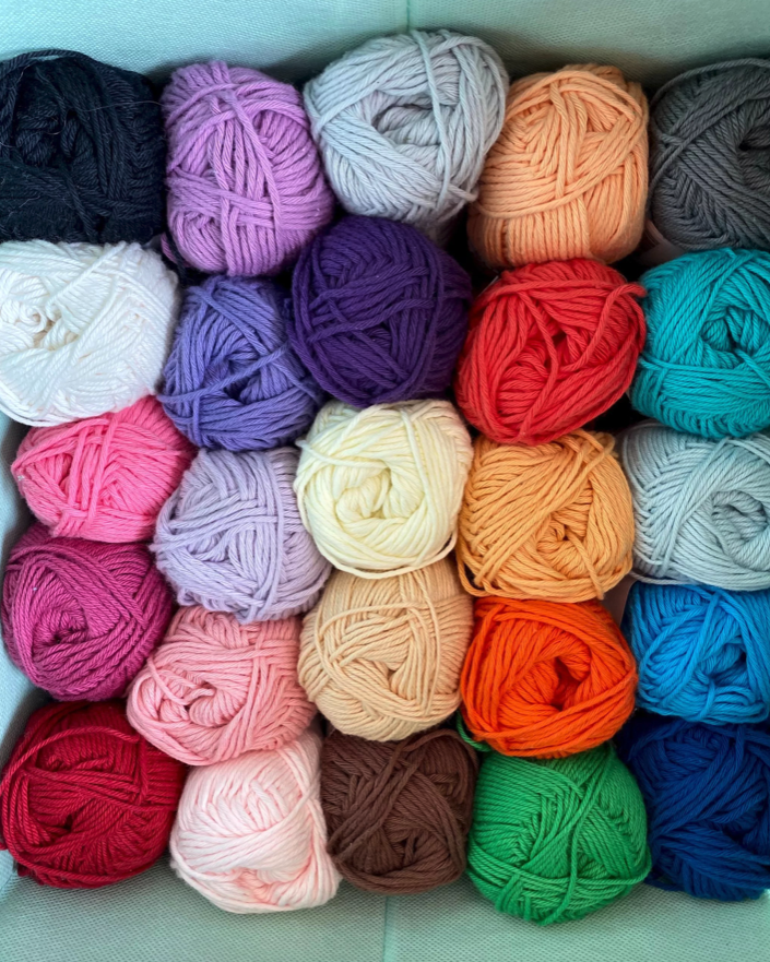 crochet plans 2023 photo of yarn skeins 